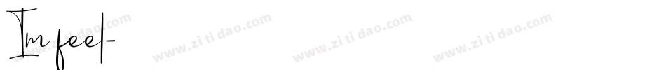 Im feel字体转换